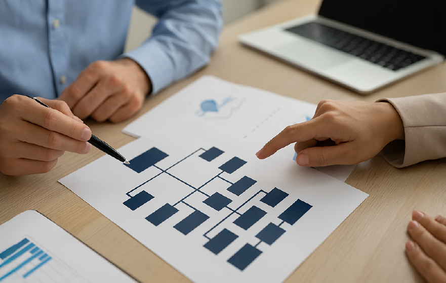 Organigramma Aziendale: Guida completa con esempi, tipologie e strumenti pratici